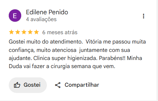 Print de avaliação no Google 7